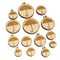 Umbrella Keep Dry Icon Mini Wood Shape Charms Jewelry DIY Craft